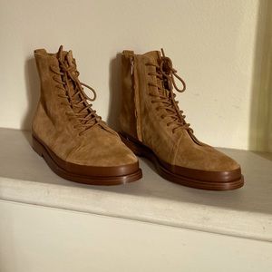 Vince brown suede boots
